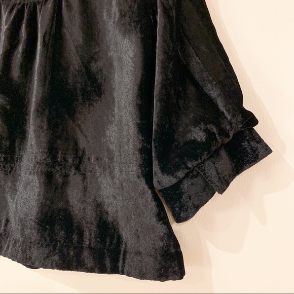 Zara Black Peter Pan Collar Blazer Size S - Picture 3 of 5